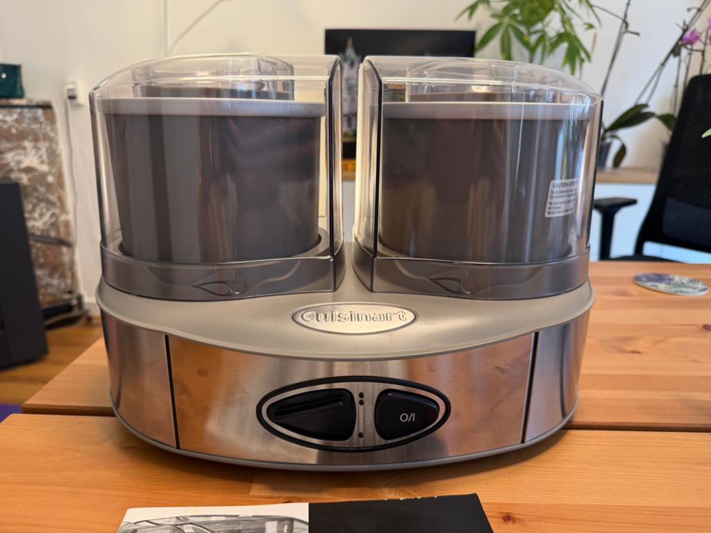 Cuisinart ice cream duo, Witgoed en Apparatuur, Ophalen, Zo goed als nieuw
