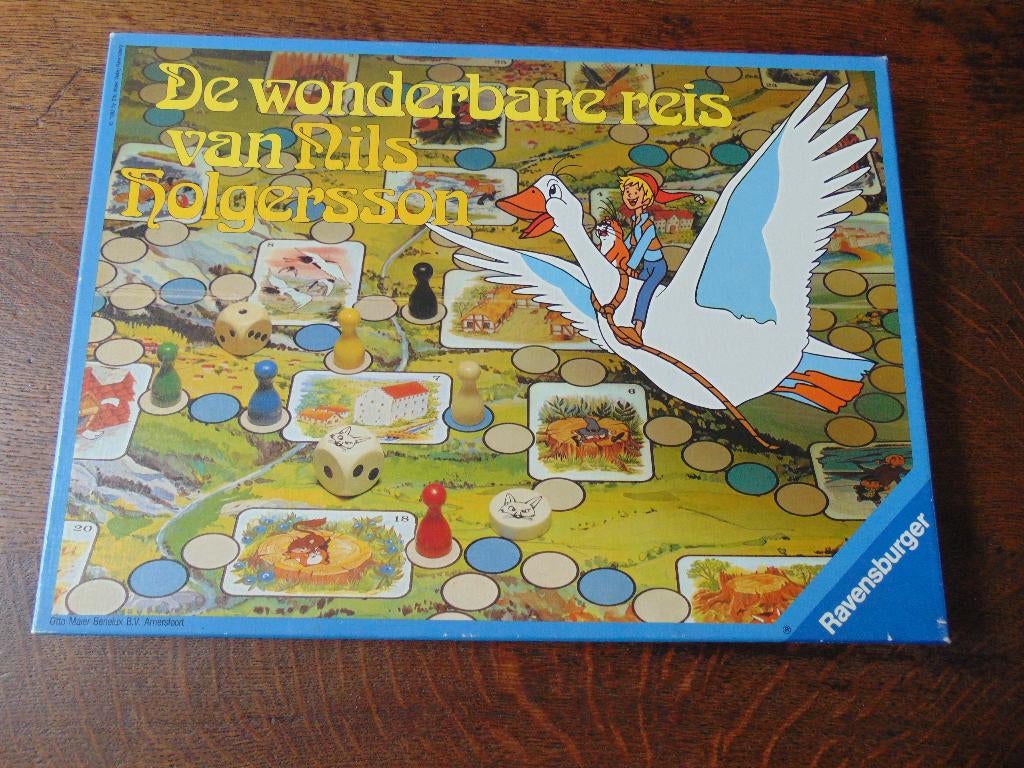 De Wonderbare Reis van Nils Holgerson Spel van Ravensburger, Vijf spelers of meer, Ophalen of Verzenden, Gebruikt, Ravensburger