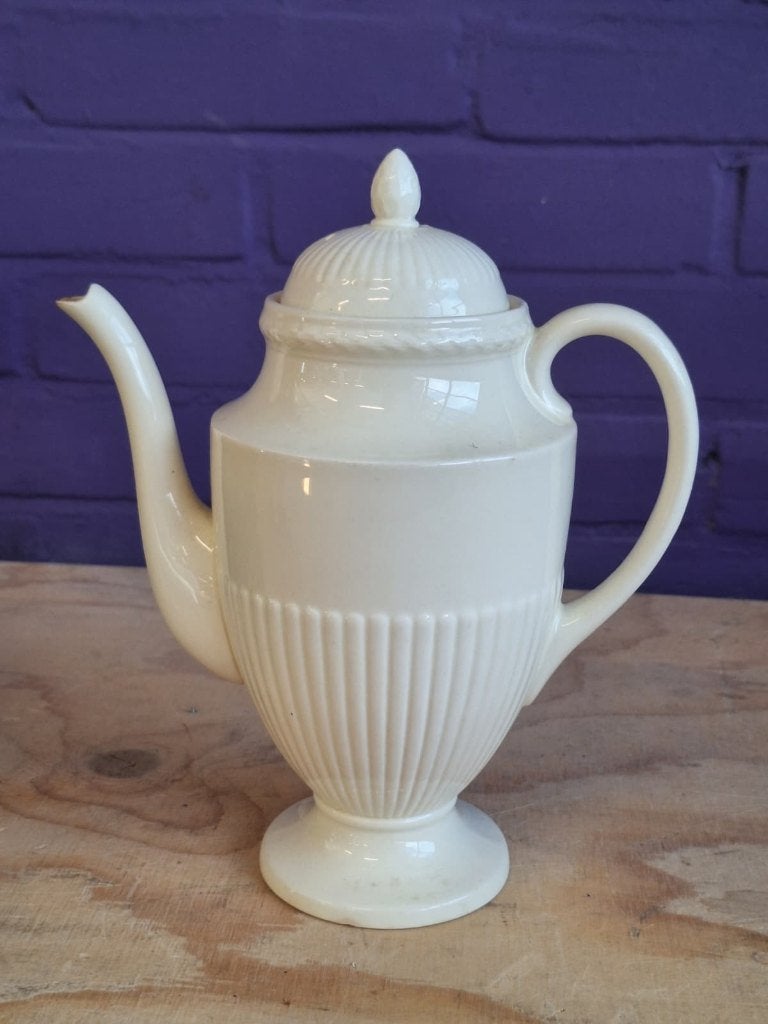 Wedgwood Edme koffiepot – Klassiek crèmewit, Ophalen, Zo goed als nieuw