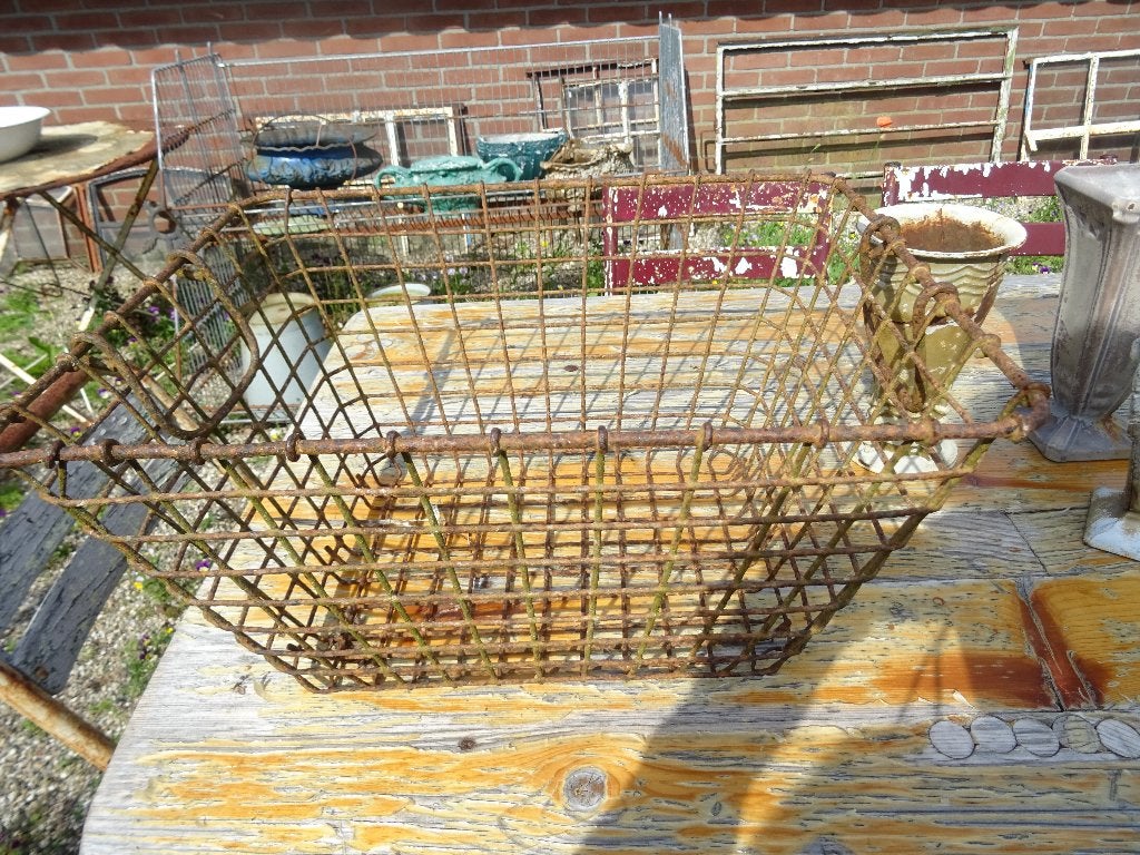 oude Franse oestermand - oester mand, Ophalen