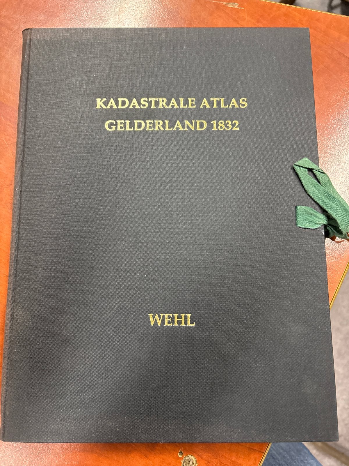 Kadastrale Atlas Gelderland 1832 - Wehl, Boeken, Overige atlassen, Ophalen of Verzenden, Zo goed als nieuw, 1800 tot 2000