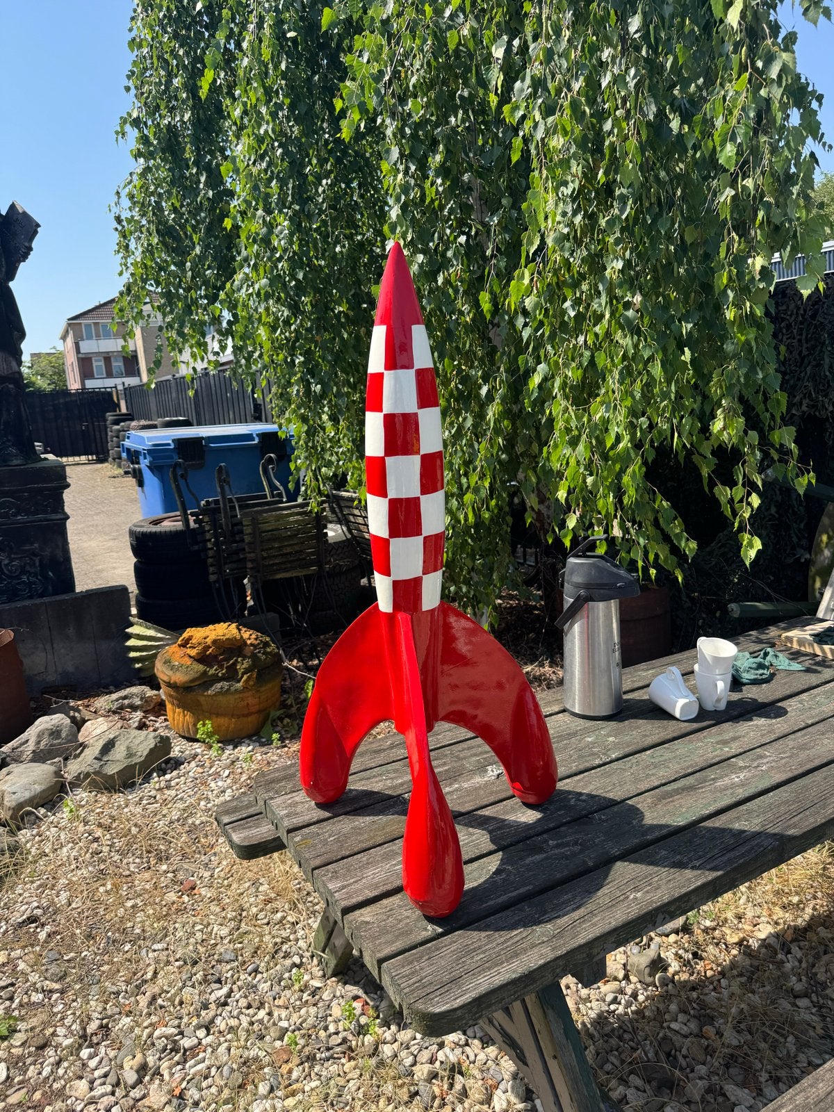 Grote Raket van Kuifje - Decoratie, Verzamelen, Beelden en Beeldjes, Ophalen, Gebruikt, Fantasy