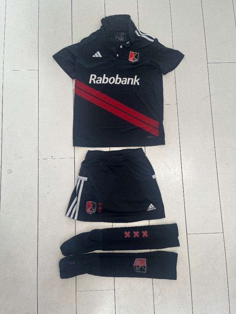 Hockey tenue Rabobank Amsterdam (shirt, rokje, sokken), Ophalen of Verzenden, Gebruikt, Kleding