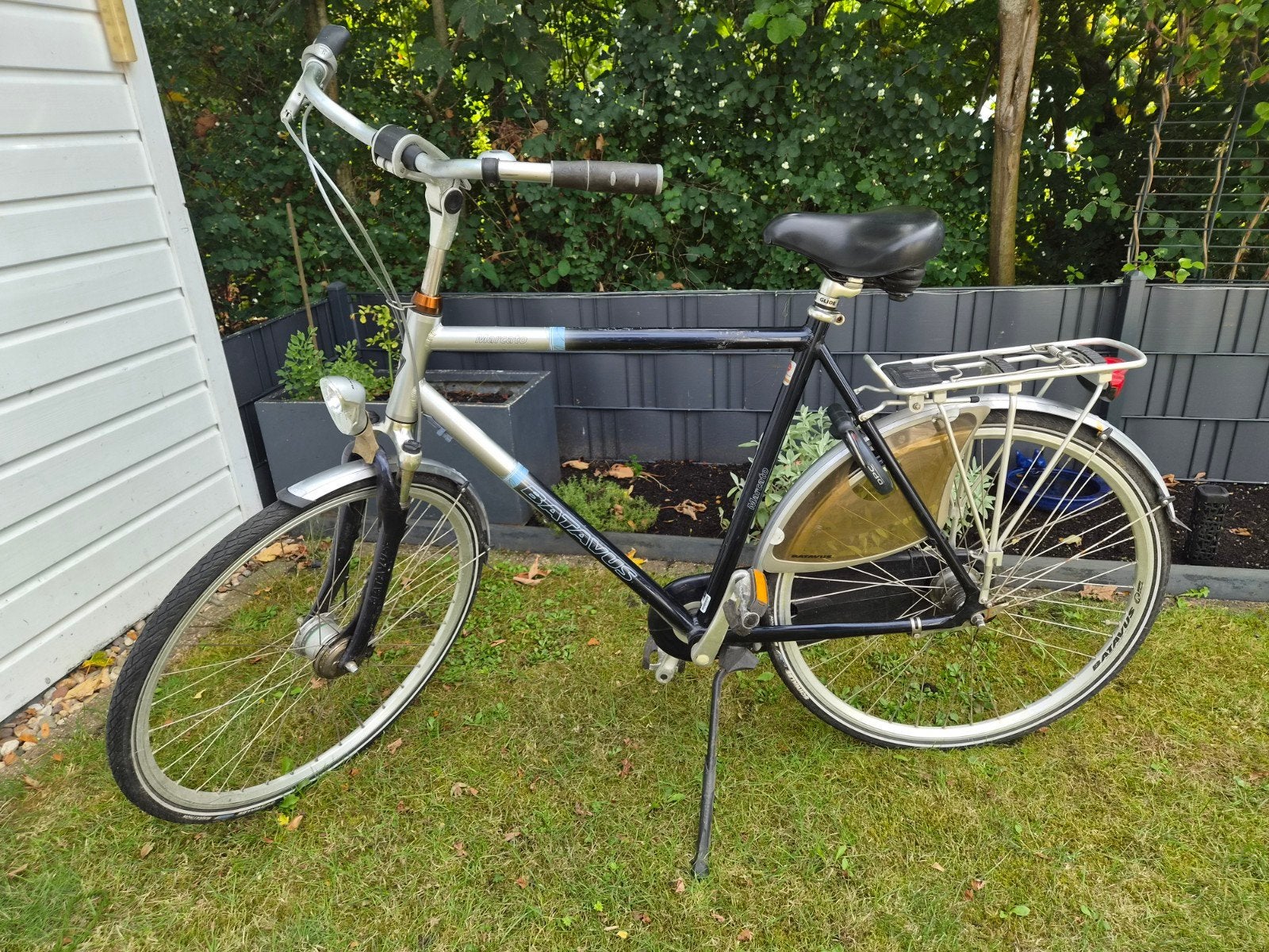Batavus Marcato Herenfiets Silber blauw, Ophalen, Gebruikt, Versnellingen, Batavus