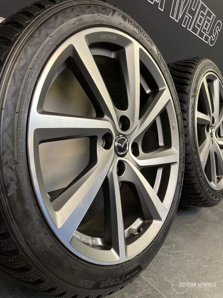 17” originele Mazda MX5 velgen + winterbanden 4x100 NA1P-V3-, Auto-onderdelen, Banden en Velgen, Gebruikt, -, -, Banden en Velgen