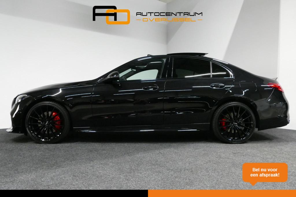 Mercedes-Benz C-klasse 300 e AMG Line / C63s AMG Diffuser /, Auto's, Automaat, Euro 6, Zwart, Plug-in hybride