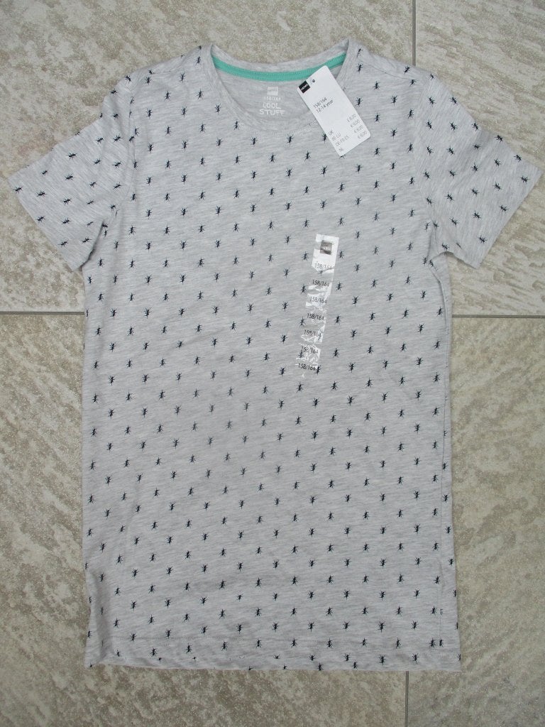 Hema T-shirt grijs mieren NIEUW maat 158 / 164 shirt, Kinderen en Baby's, Kinderkleding | Maat 158, Nieuw, Ophalen of Verzenden