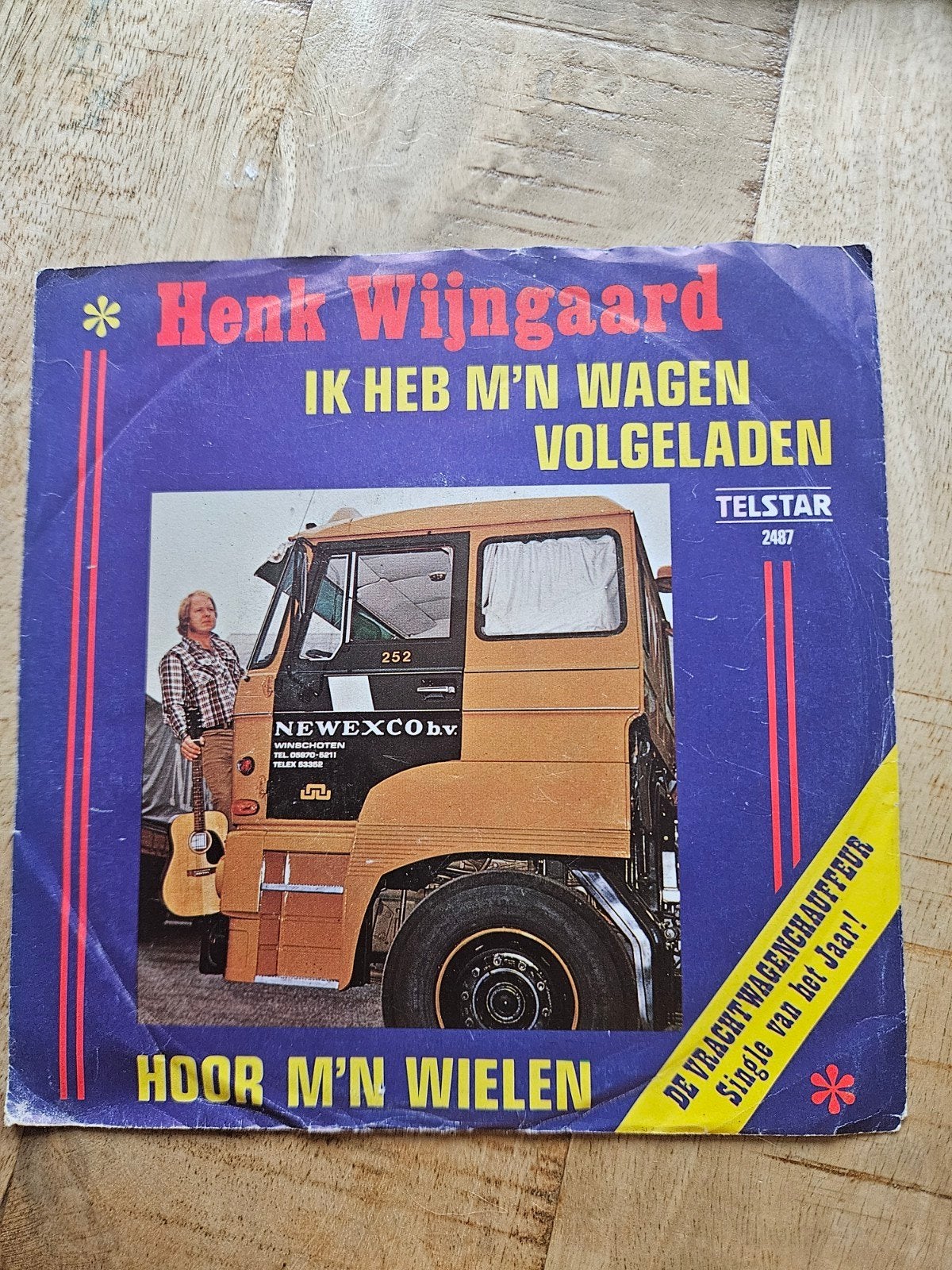 Henk Wijngaard - Ik Heb M'n Wagen Volgeladen / Hoor M'n Wiel, Gebruikt, 7 inch, Ophalen of Verzenden, EP