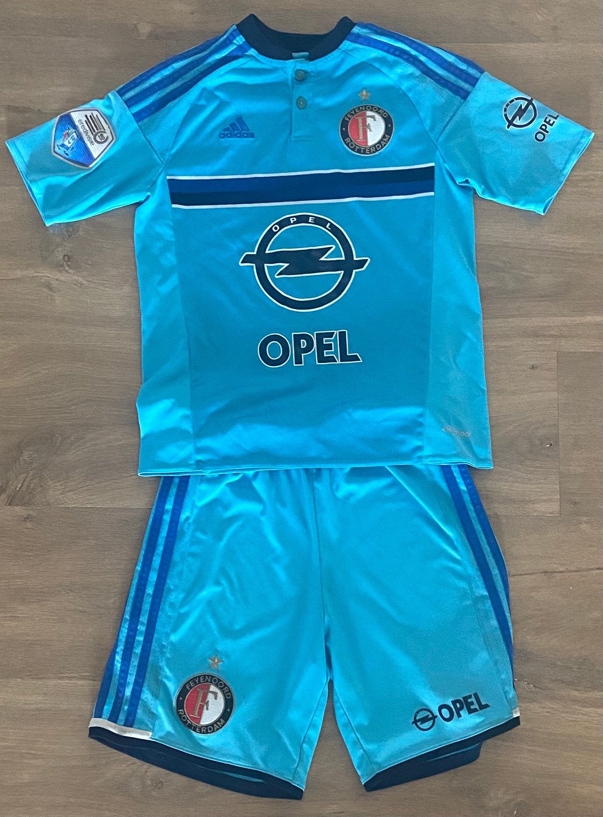 Feyenoord tenue maat 152, Maat XS of kleiner, Ophalen, Zo goed als nieuw, Set