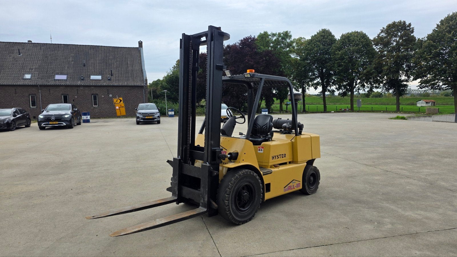 Hyster Diesel Heftruck 4 ton, Ophalen, Diesel, Heftruck, Hyster