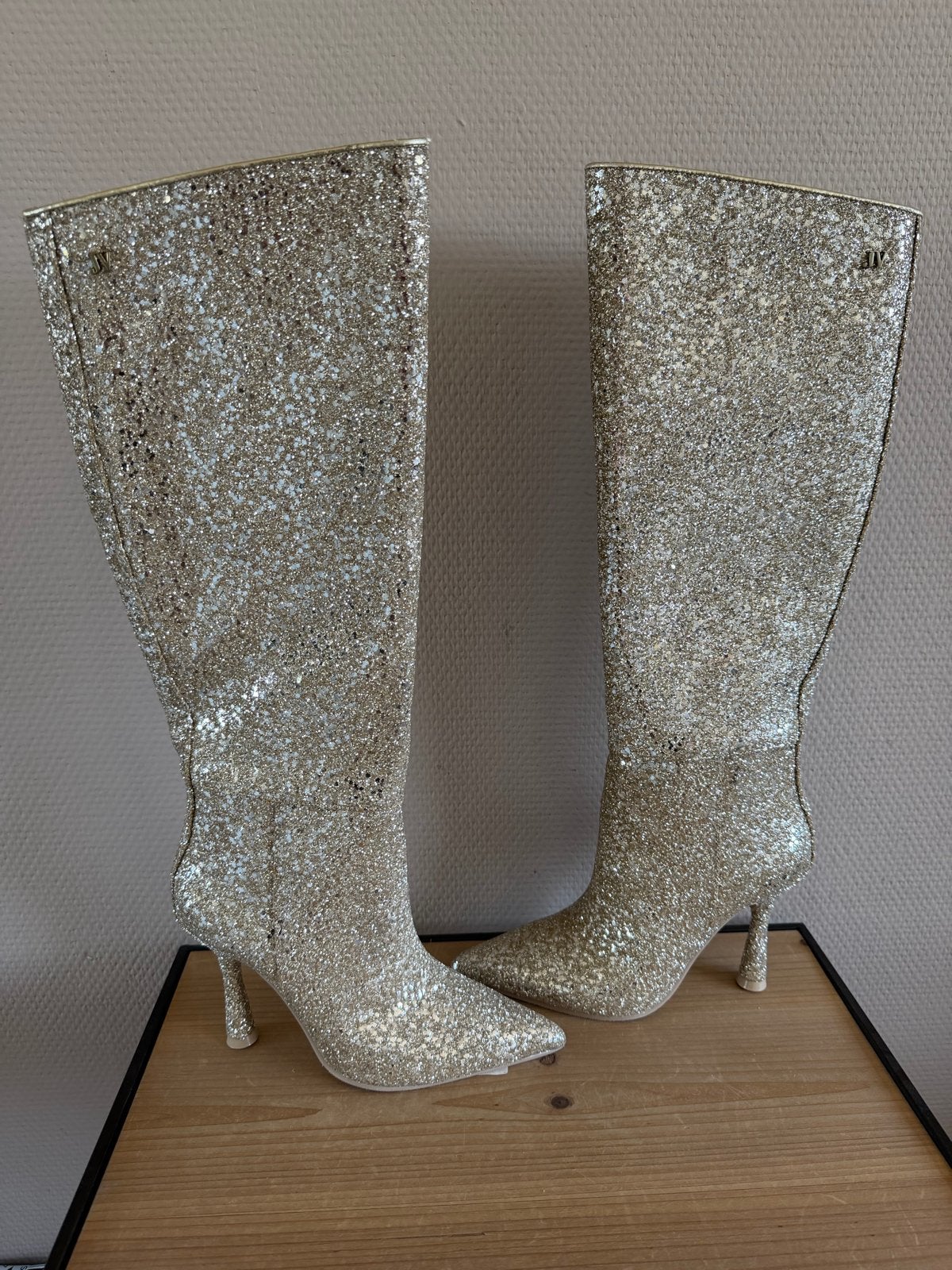 Nieuw! Josh V Bobo hoge laarzen 36 Goud glitter, Hoge laarzen, Overige kleuren, Nieuw, Ophalen of Verzenden