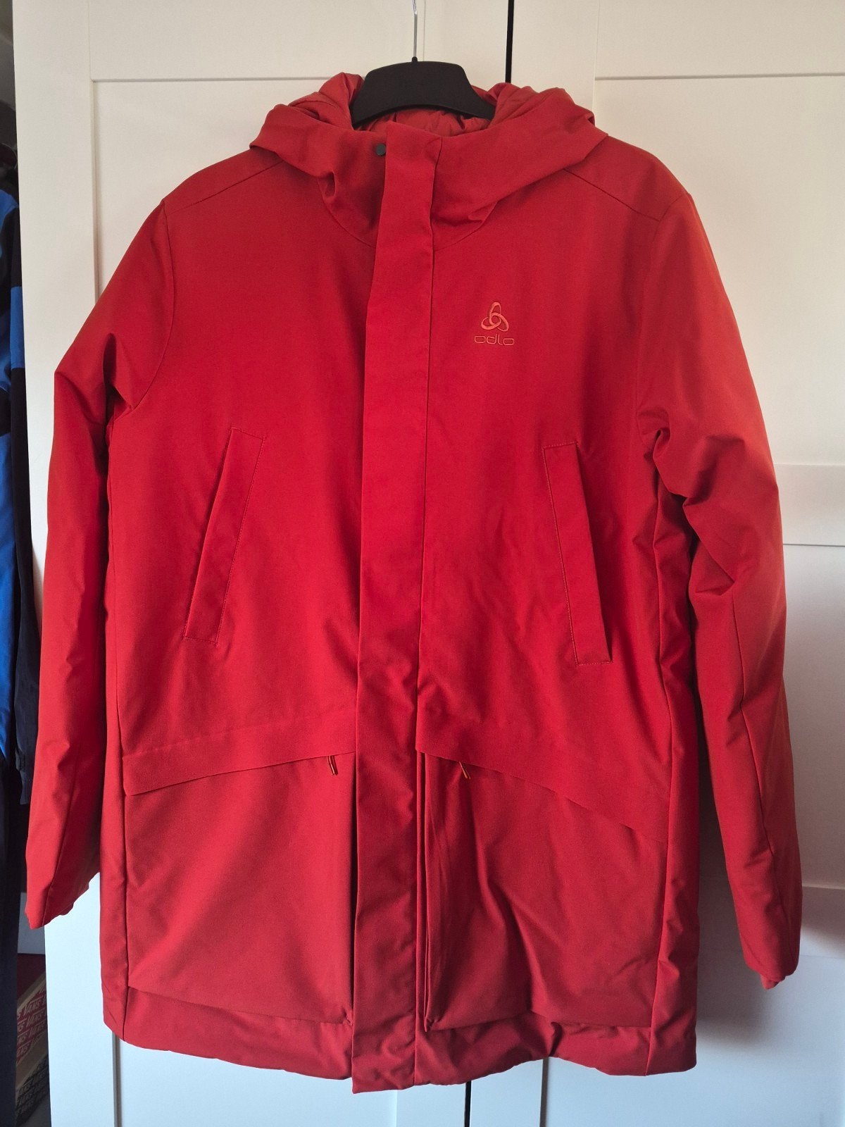 Odlo Halden S-Thermic Parka Heren - Nieuw met labels, Ophalen of Verzenden, Odlo, Rood, Maat 56/58 (XL)