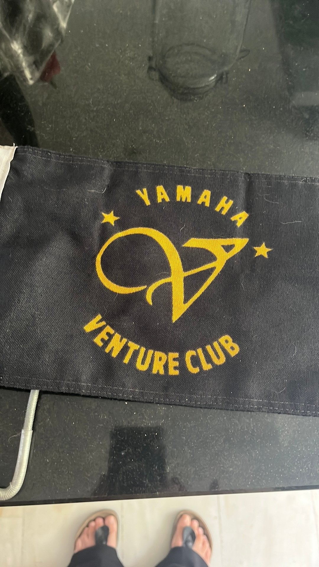 Yamaha road club vlaggetje, Motoren, Ophalen of Verzenden