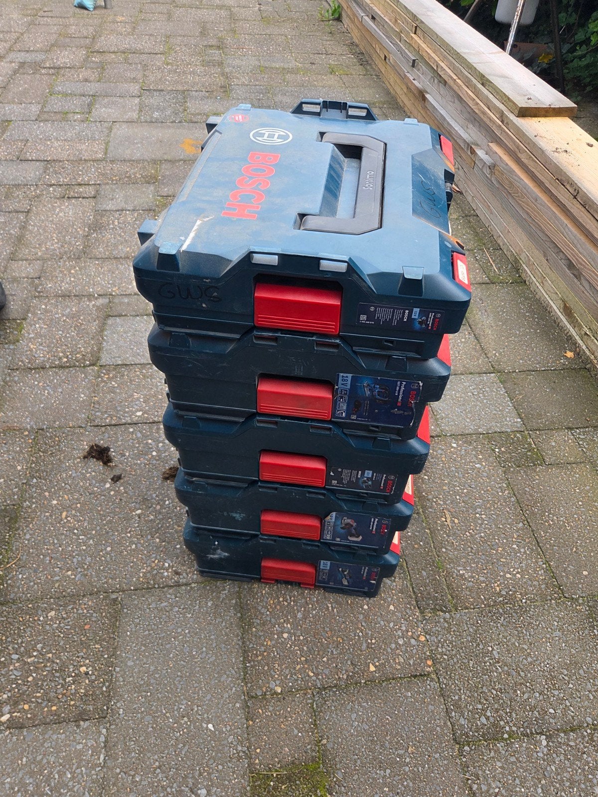 Bosch L-Boxx en Knipex gereedschapskoffers, Doe-het-zelf en Verbouw, Ophalen, Gebruikt