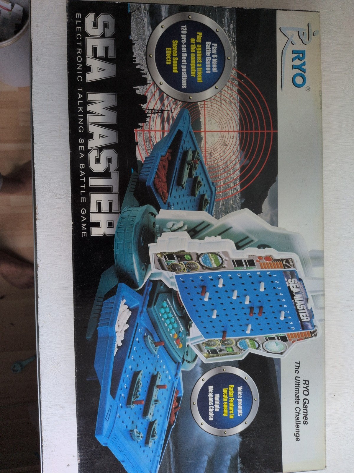 Sea Master: Elektronisch Spraakgestuurd Zeeslagspel, Een of twee spelers, Ophalen of Verzenden, Gebruikt, RYO Games