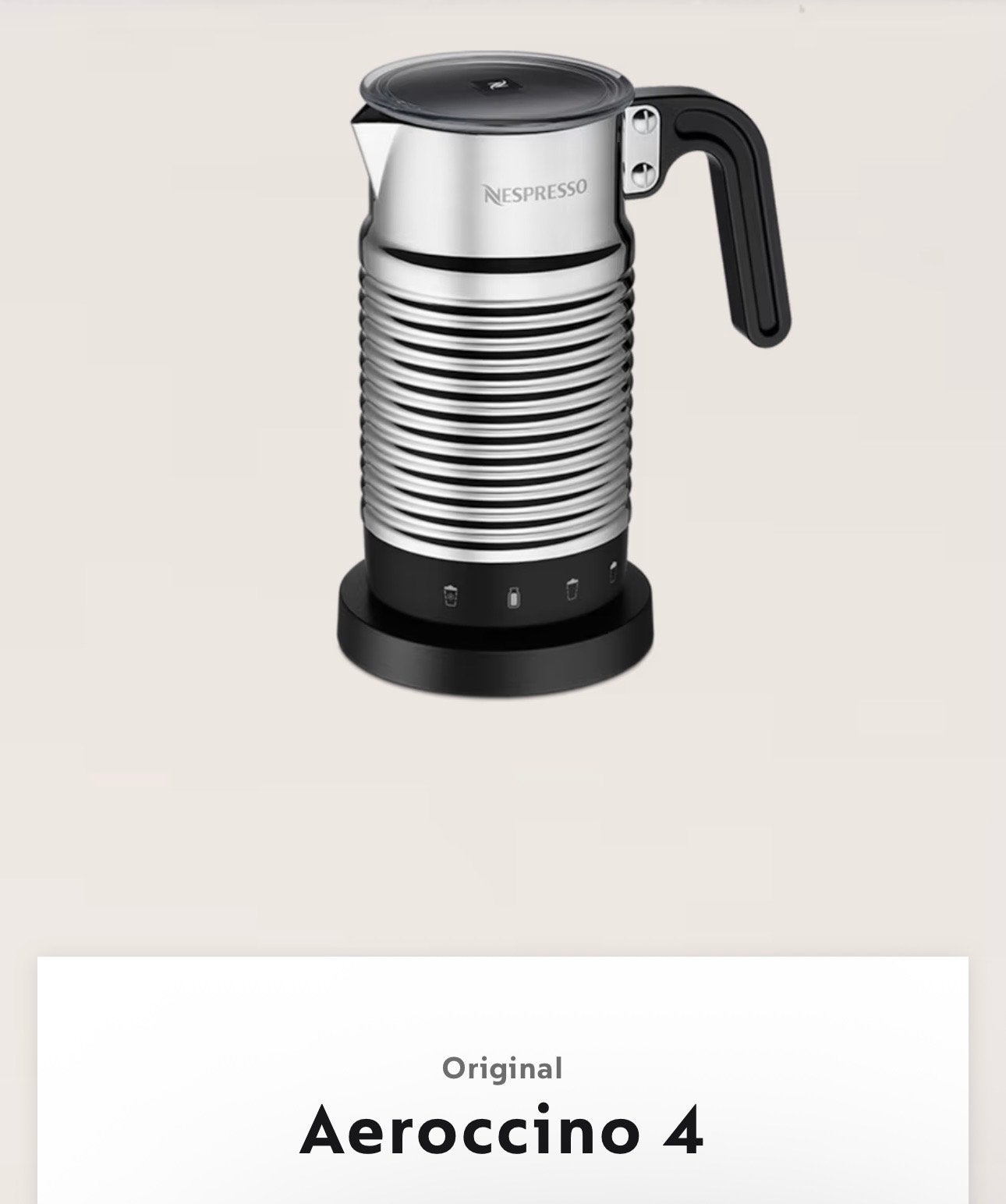 Nespresso Aeroccino 4 Melkopschuimer - Nieuw in doos, Ophalen, Nieuw, Elektrische melkopschuimer