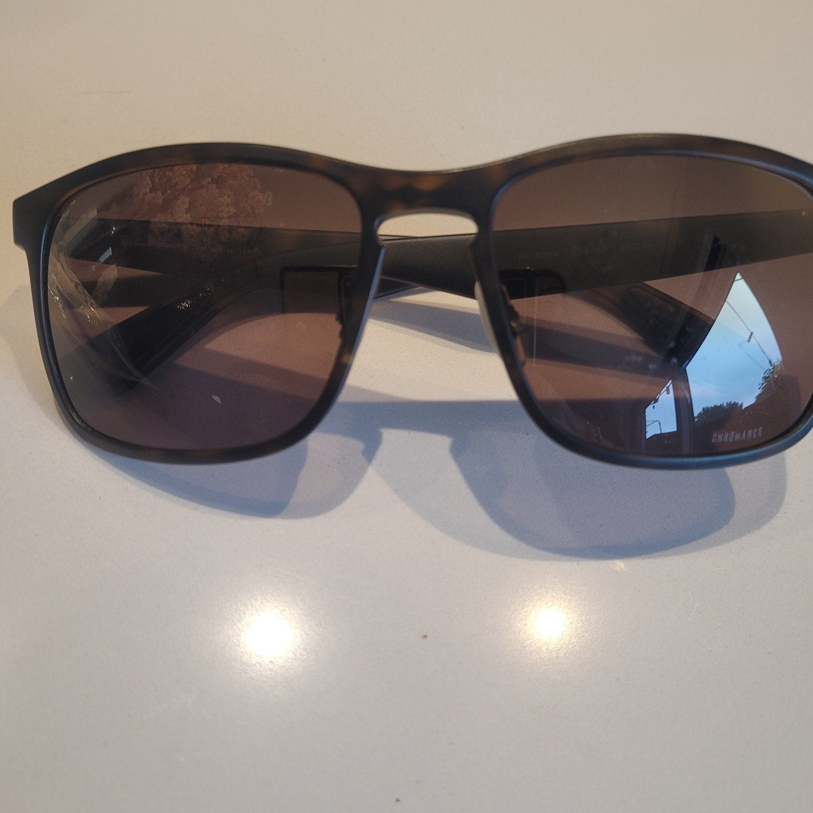 ray ban bruine bril chromance, Ophalen of Verzenden, Gebruikt, Bruin, Ray-Ban