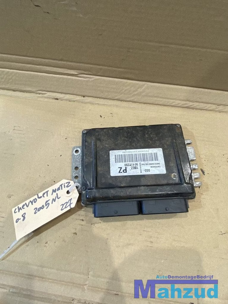 2005 CHEVROLET MATIZ 0.8 ECU Motormanagement module 96417290, Gebruikt, Info@gm.com, Chevrolet, Ophalen of Verzenden