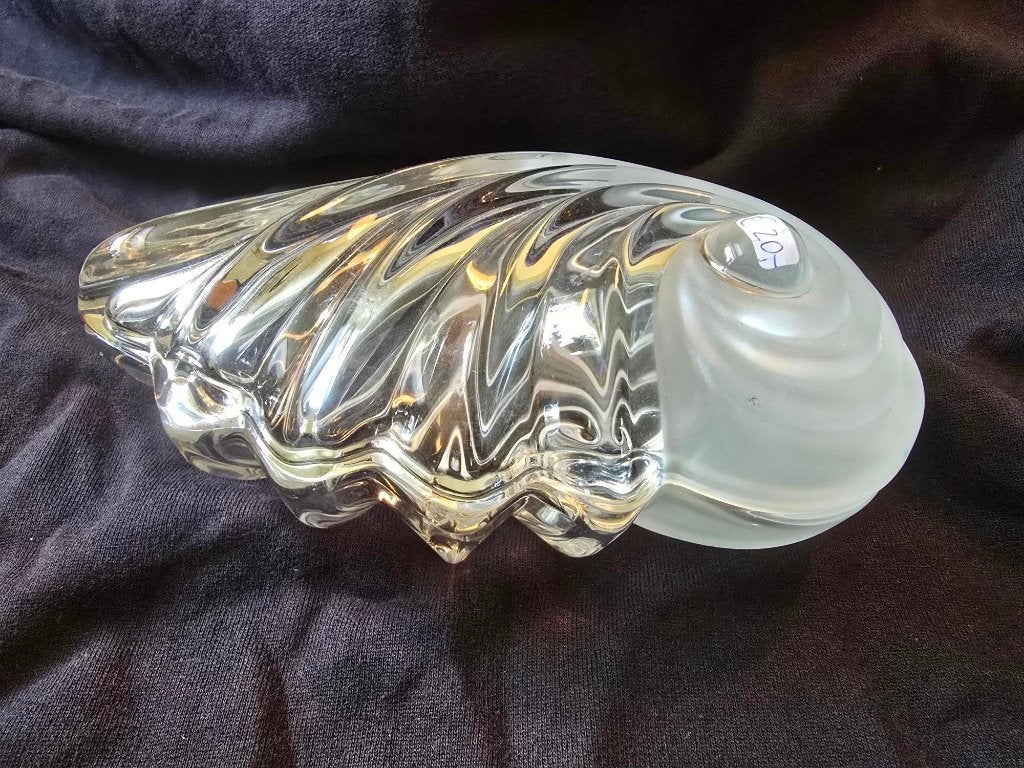 Glazen schelp - August Walther & Söhne - Nautilus, Ophalen of Verzenden