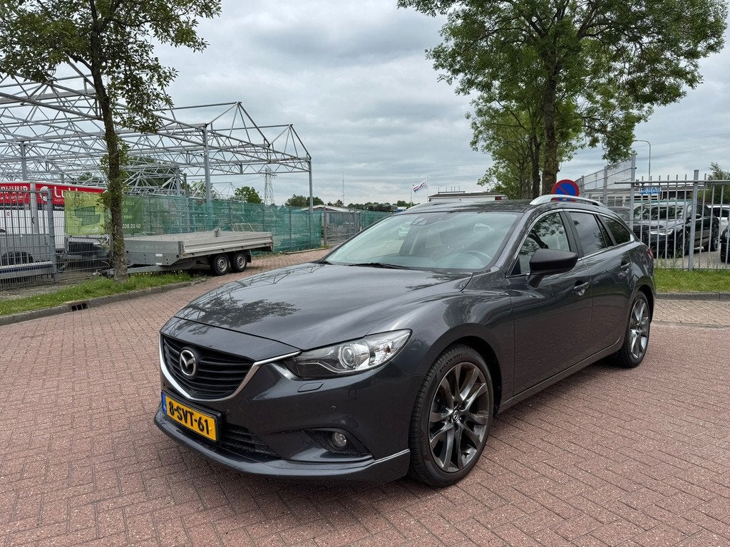 Mazda 6 Sportbreak 2.2D Skylease+, Auto's, Voorwielaandrijving, 730 kg, Gebruikt, Euro 6