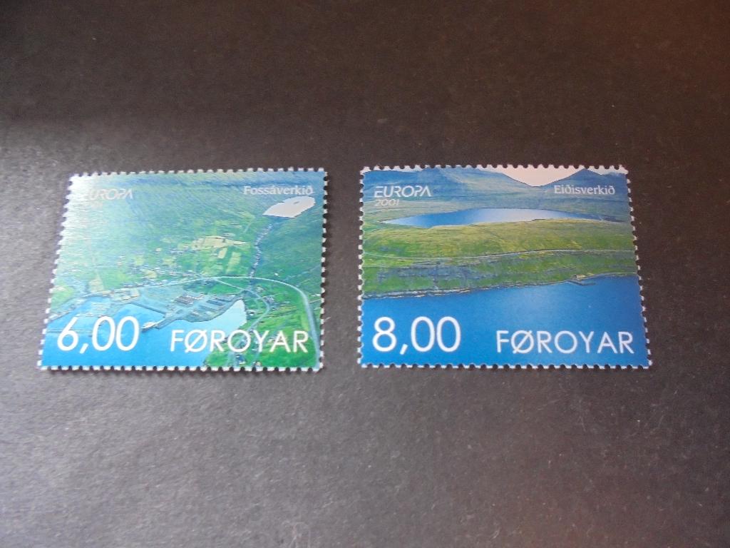 Faroer Mi:402/403 postfris, Verzenden, Denemarken, Postfris