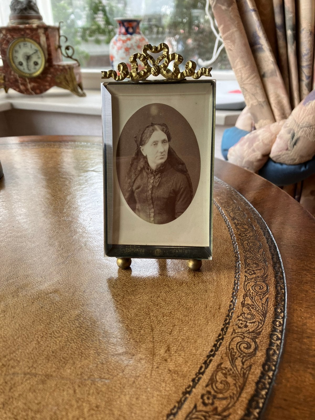 Antiek foto lijstje, Ophalen of Verzenden