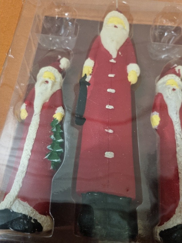 kerstman kaarsen drie stuks nieuw 243b, Diversen, Kerst, Ophalen of Verzenden, 'T Olde Gre-j, Info@toldegrej.nl, Endepoelstraat 20f Didam