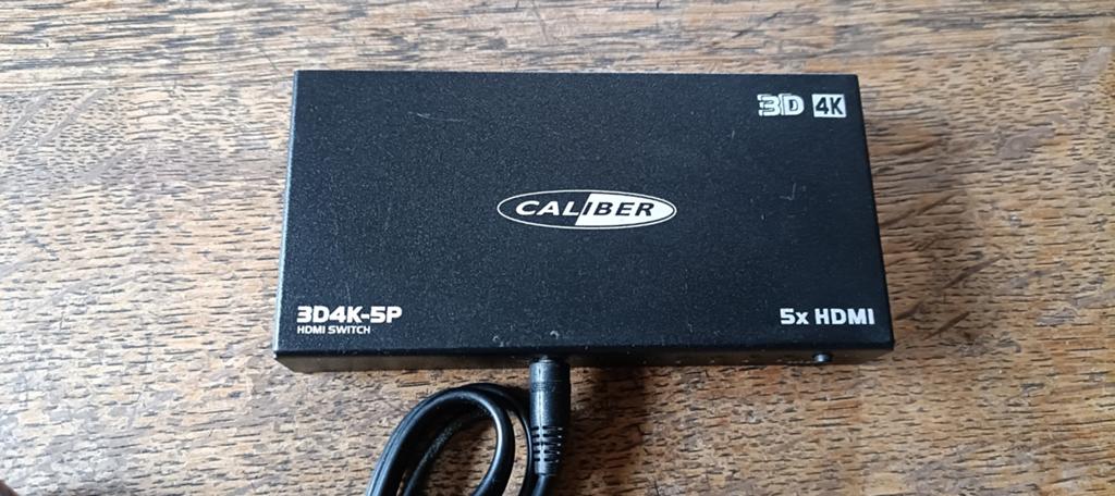 HDMI Switch 4K 3D – 5 HDMI/ Poorten /HandSelect IR Ext Kabel, Audio, Tv en Foto, Audiokabels en Televisiekabels, Ophalen, Refurbished