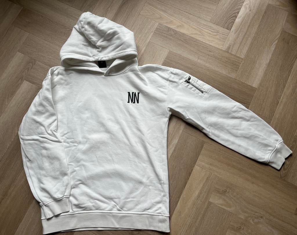 Nik & Nik hoodie wit maat 164, Ophalen of Verzenden, Zo goed als nieuw, Jongen, Shirt of Longsleeve