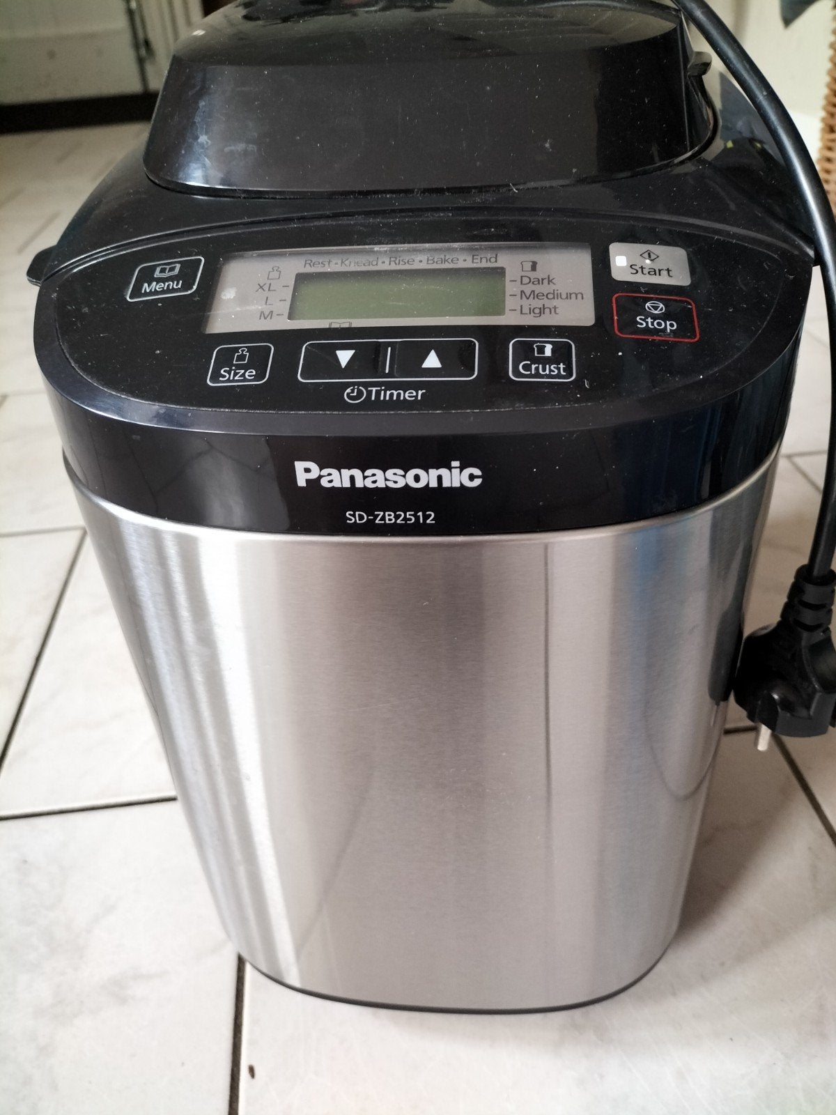 Broodbakmachine Panasonic SD ZB2512, Ophalen of Verzenden, Niet werkend, Met timer, Meer dan 10 programma's