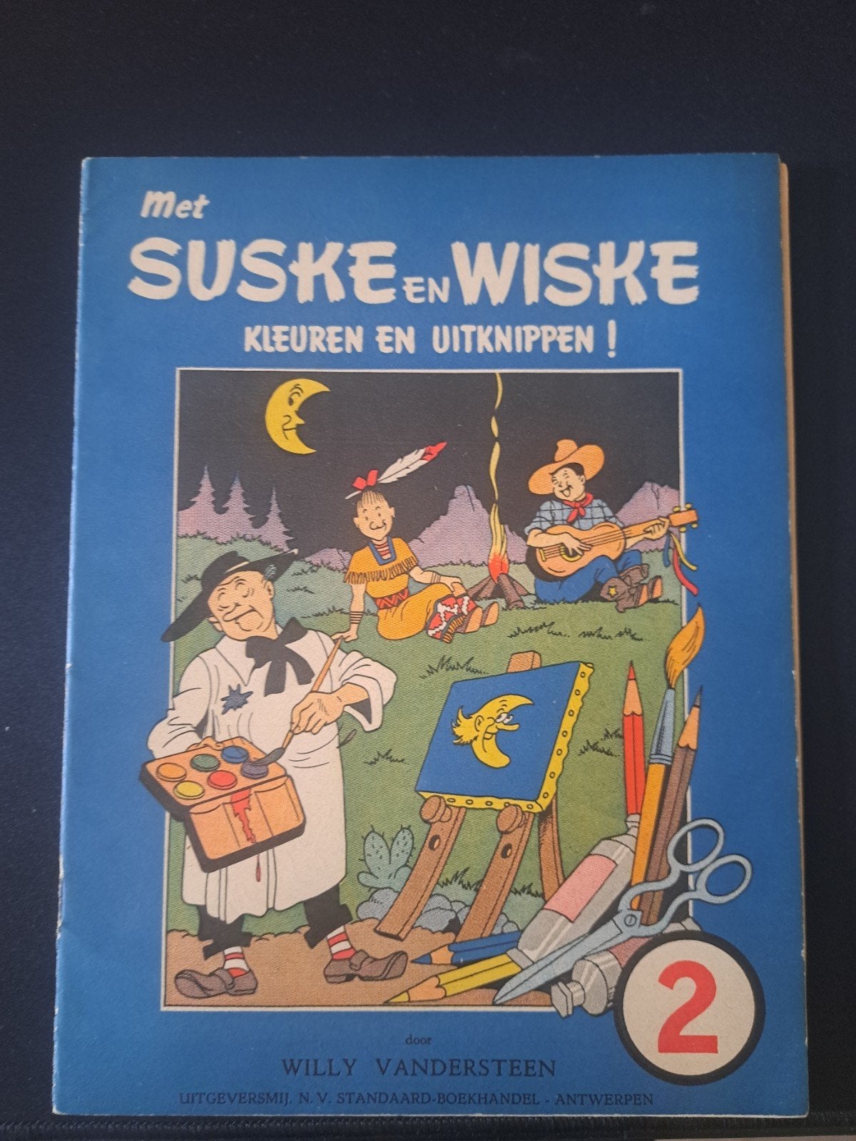 Suske en Wiske Kleuren en Uitknippen 2 - Kleurboek, Boeken, Eén stripboek, Ophalen of Verzenden, Zo goed als nieuw