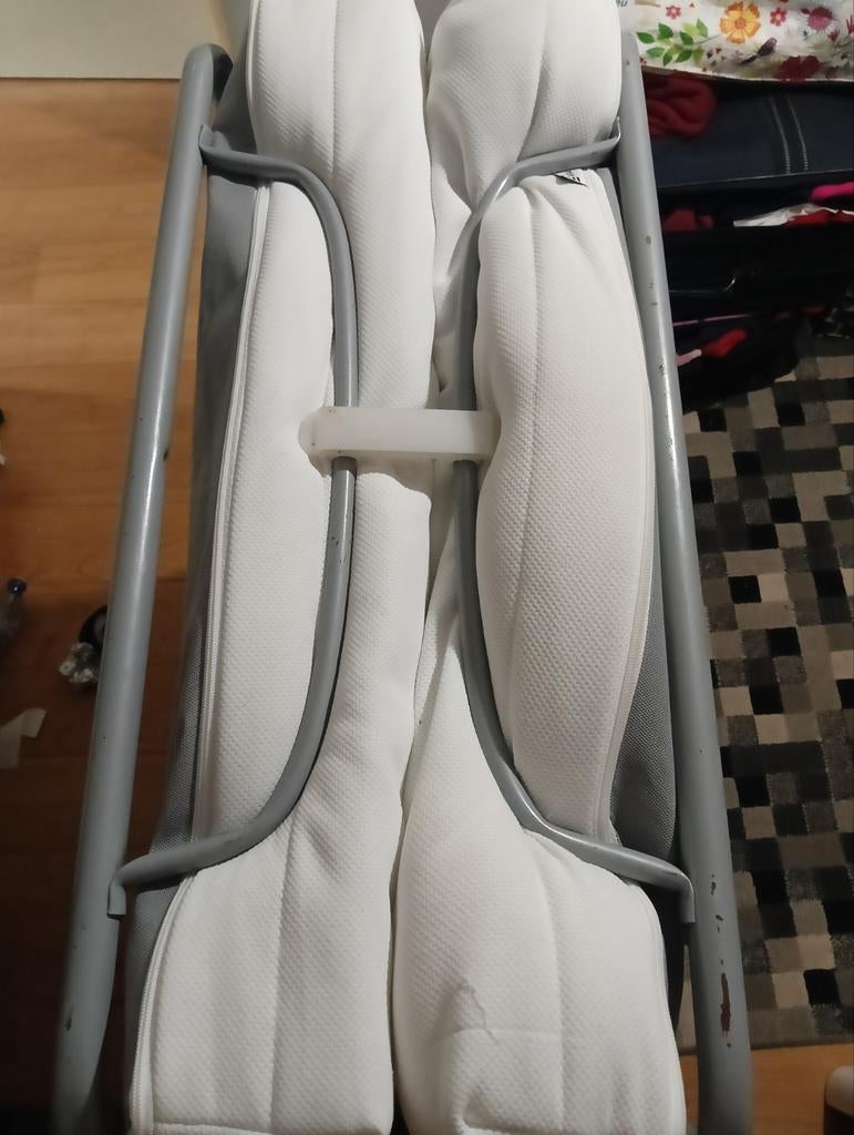 vouwbed / logeerbed met matras, Huis en Inrichting, Slaapkamer | Bedden, Gebruikt, Eenpersoons, 80 cm, Metaal
