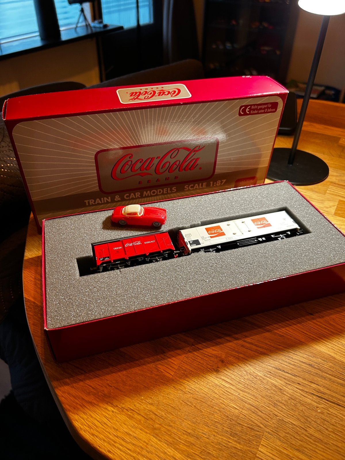 Coca-Cola Treinset & Automodel Schaal 1:87 - Lemke LC 21030, Hobby en Vrije tijd, Overige merken, Wisselstroom, Treinset, Verzenden