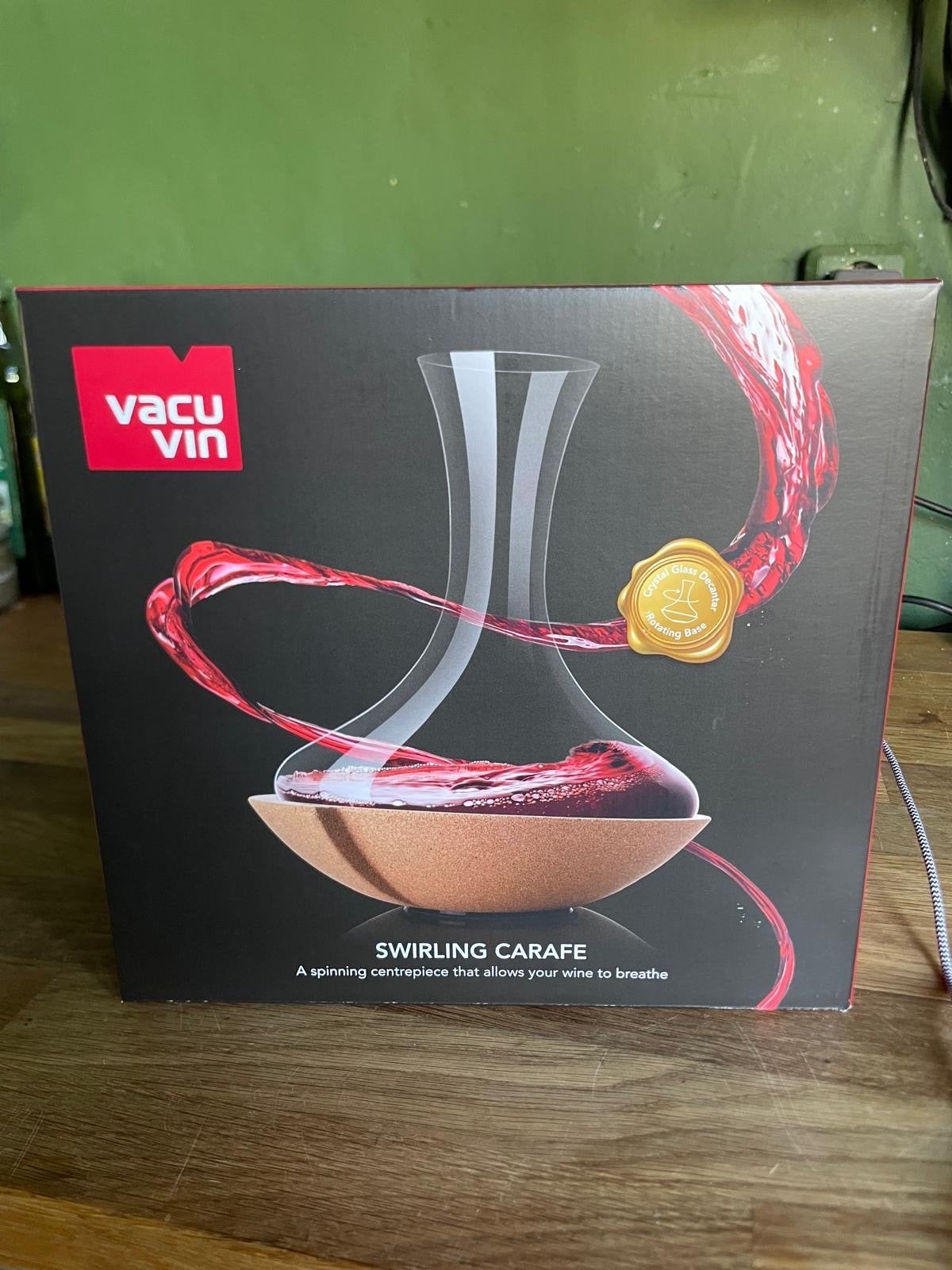 Vacu Vin Swirling Carafe - Nieuw in doos, Nieuw, Ophalen of Verzenden, Meerkleurig, Overige merken