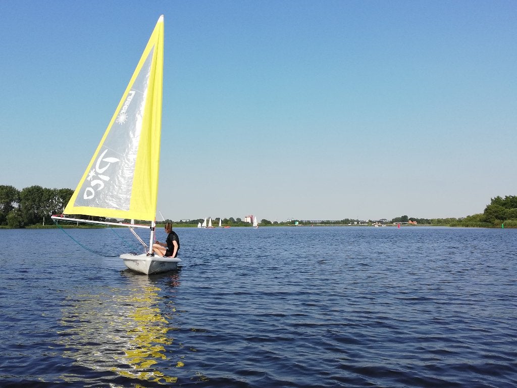 Laser pico met waltrailer, dekzeil en dubbel tuig, Ophalen, Gebruikt, Grootzeil, Minder dan 15 m²