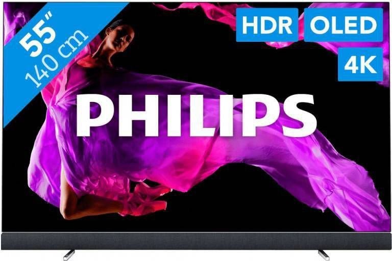Philips 55 Oled 4K smart TV, Ophalen, Philips, Zo goed als nieuw, 100 cm of meer