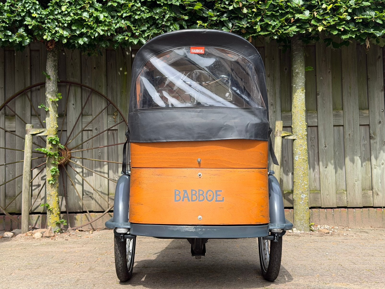 Babboe Curve (Goedgekeurd), Fietsen en Brommers, Fietsen | Bakfietsen, 4 kinderen of meer, Huif, Zo goed als nieuw, Ophalen