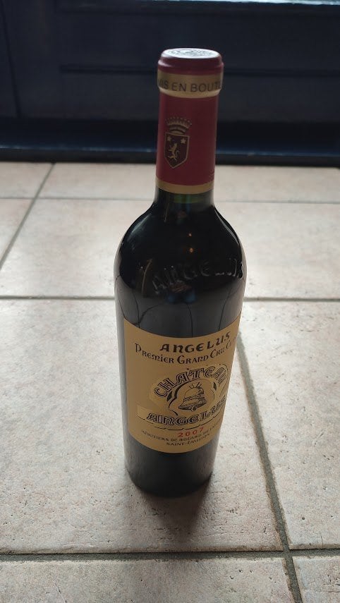 Fles Angelus Grand Cru Classé 2007, Verzamelen, Ophalen, Frankrijk, Nieuw, Rode wijn