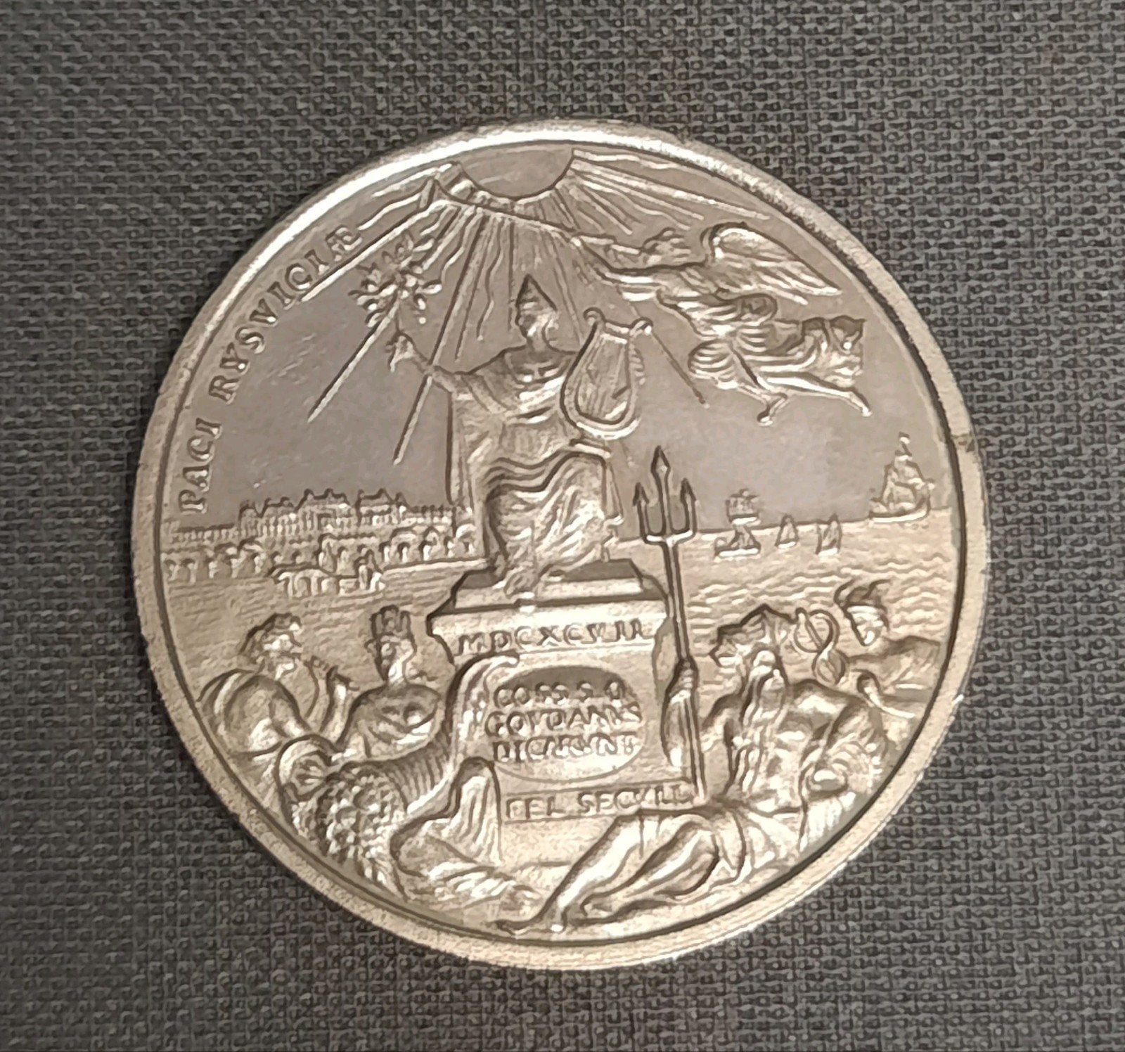 Rijswijks Vredesvijfje 1997 - 300 Jaar Vrede van Rijswijk, Ophalen of Verzenden, Overige waardes, Losse munt