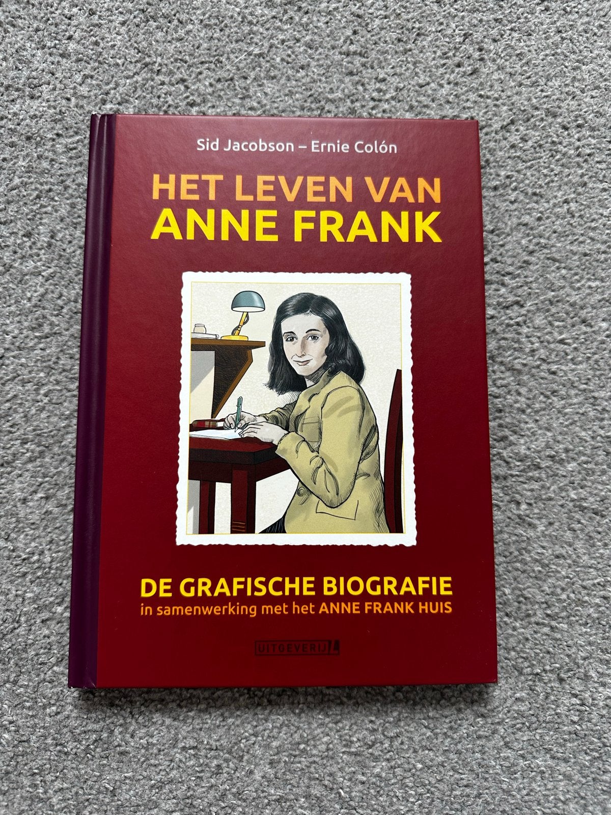 Het Leven van Anne Frank - Grafische Biografie, Boeken, Verzenden, Zo goed als nieuw, Overige