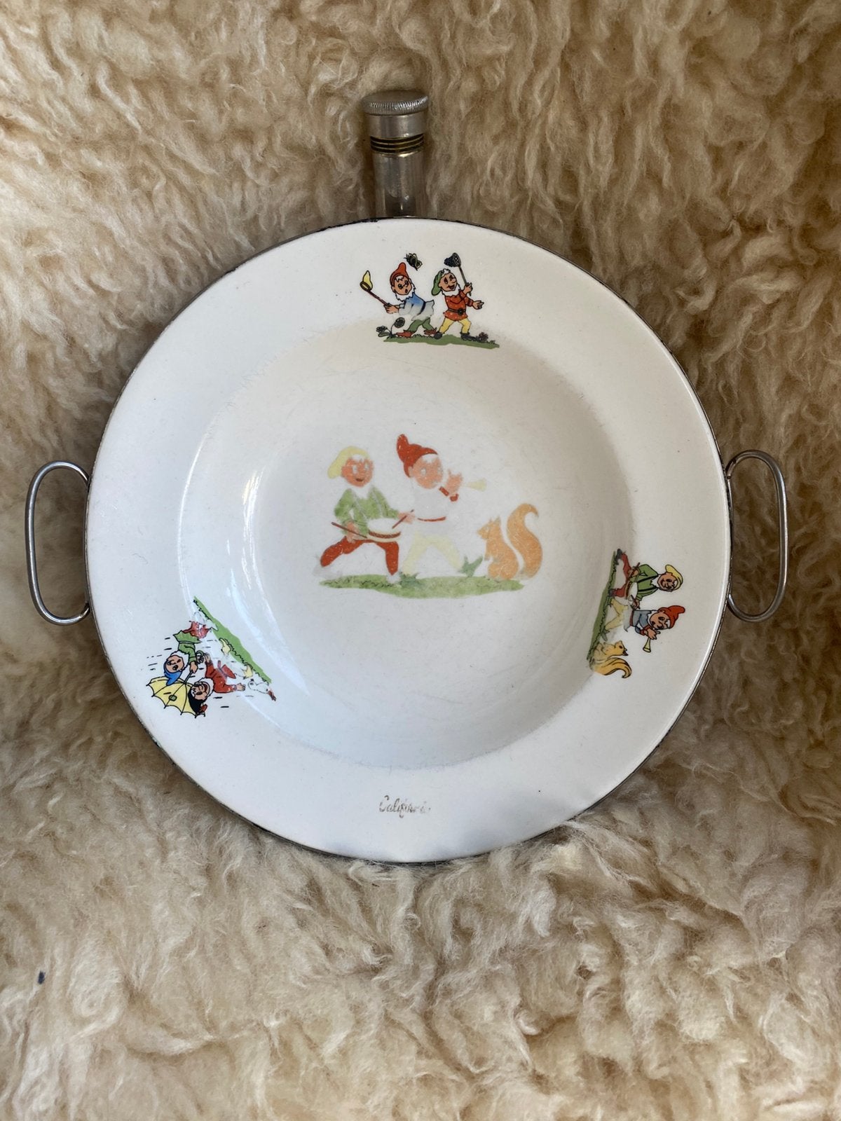 Vintage warmhoudbord Royal Sphinx (Petrus Regout) jaren ‘50, Ophalen of Verzenden