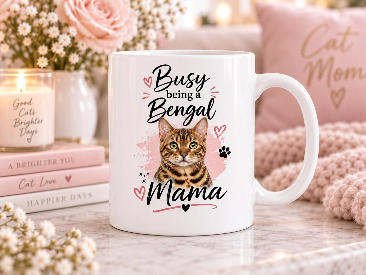 Busy being a Bengal Mama - Mok, Dieren en Toebehoren, Verzenden, Nieuw