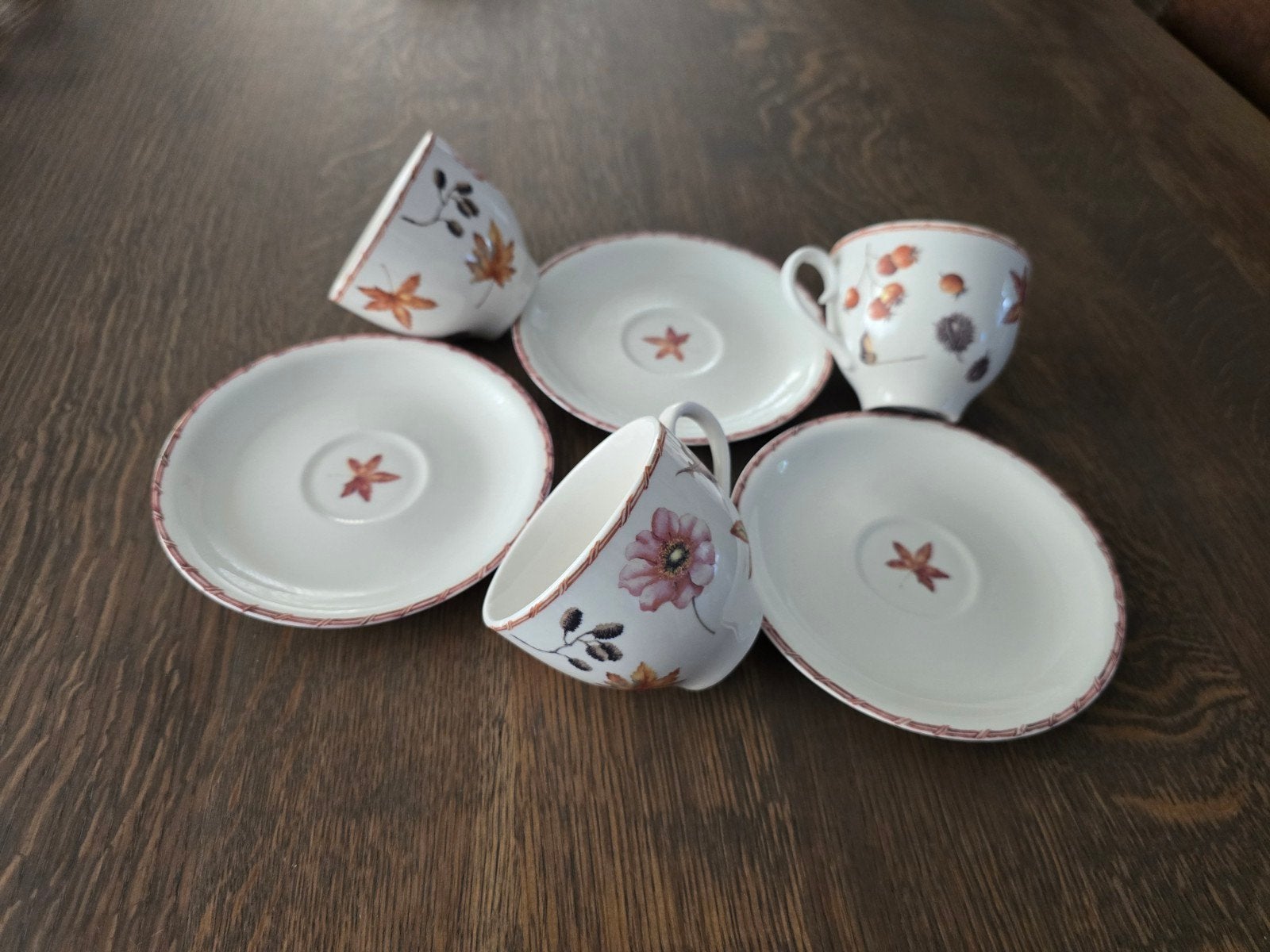 3x JBS seasons Herfst  Kop en Schotel Set, Ophalen of Verzenden