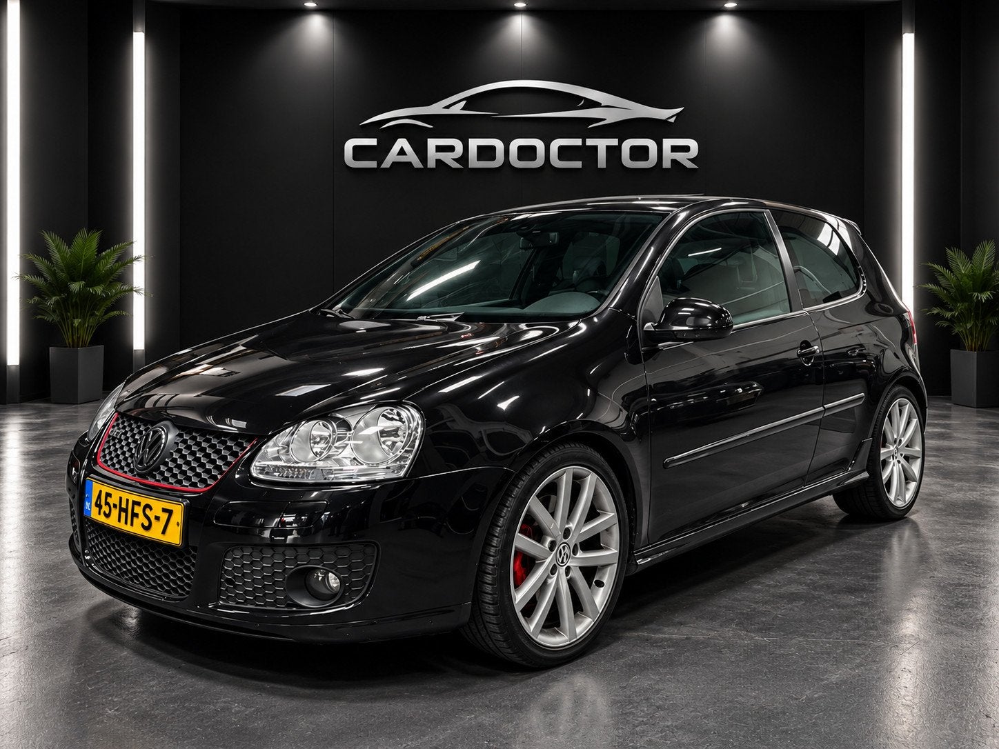 Volkswagen Golf 2.0 TFSI GTI - NW APK - AIRCO -, Auto's, Gebruikt, Zwart, 4 cilinders, Zwart
