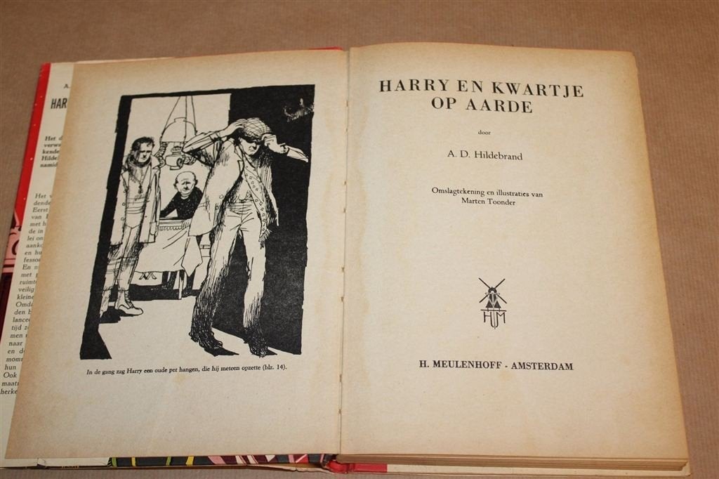 Harry en Kwartje in de Ruimte — Hildebrand, M. Toonder 1962, Ophalen of Verzenden, Gelezen