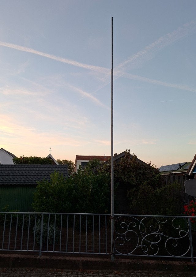 Zwaar verzinkte antennemast 6m, zwiepmast, Telecommunicatie, Ophalen, Zo goed als nieuw, Mast
