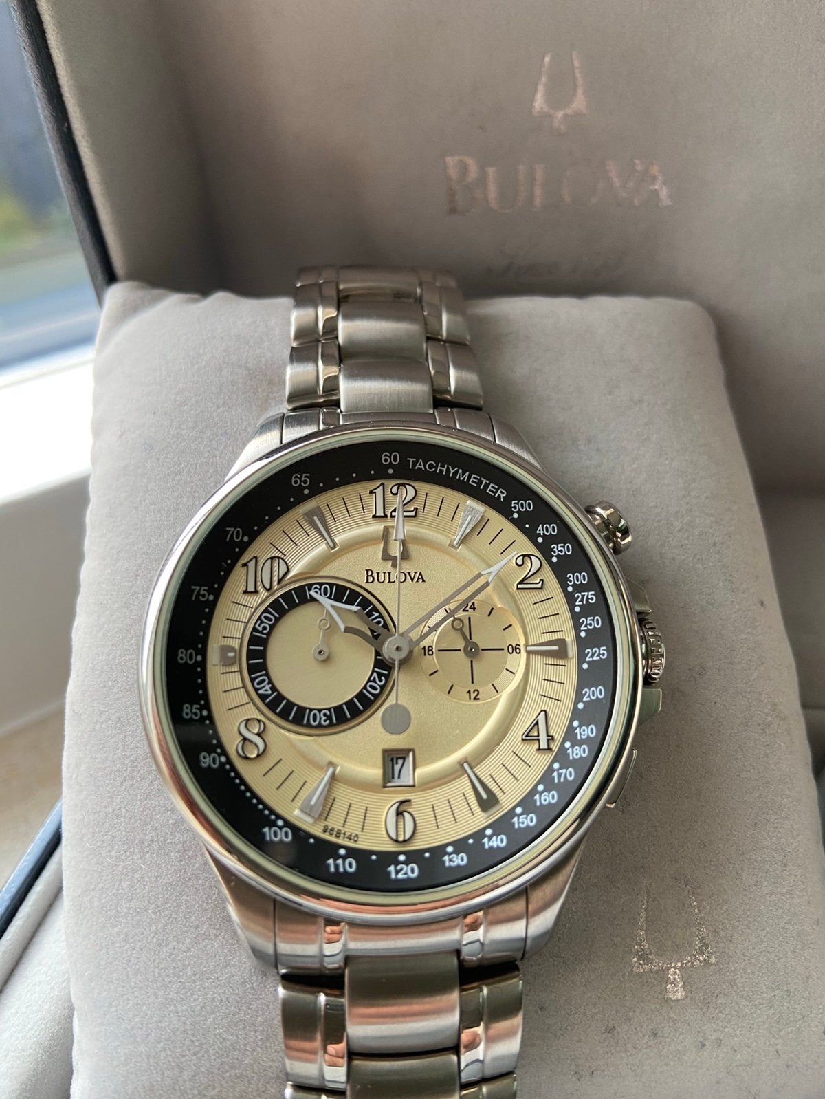 Bulova Adventurer Chronograph 96B140, Staal, Polshorloge, Bulova, 1960 of later
