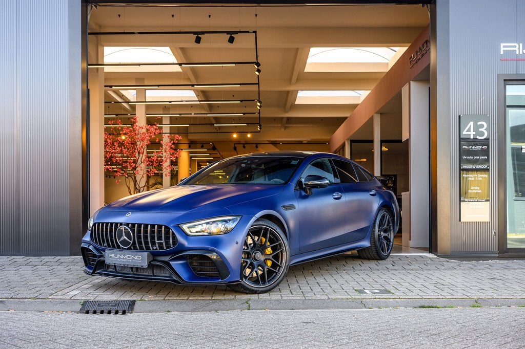 Mercedes-Benz AMG GT 4-Door Coupe AMG 63 S 4MATIC+ EX BPM!, Automaat, Gebruikt, Blauw, Leder