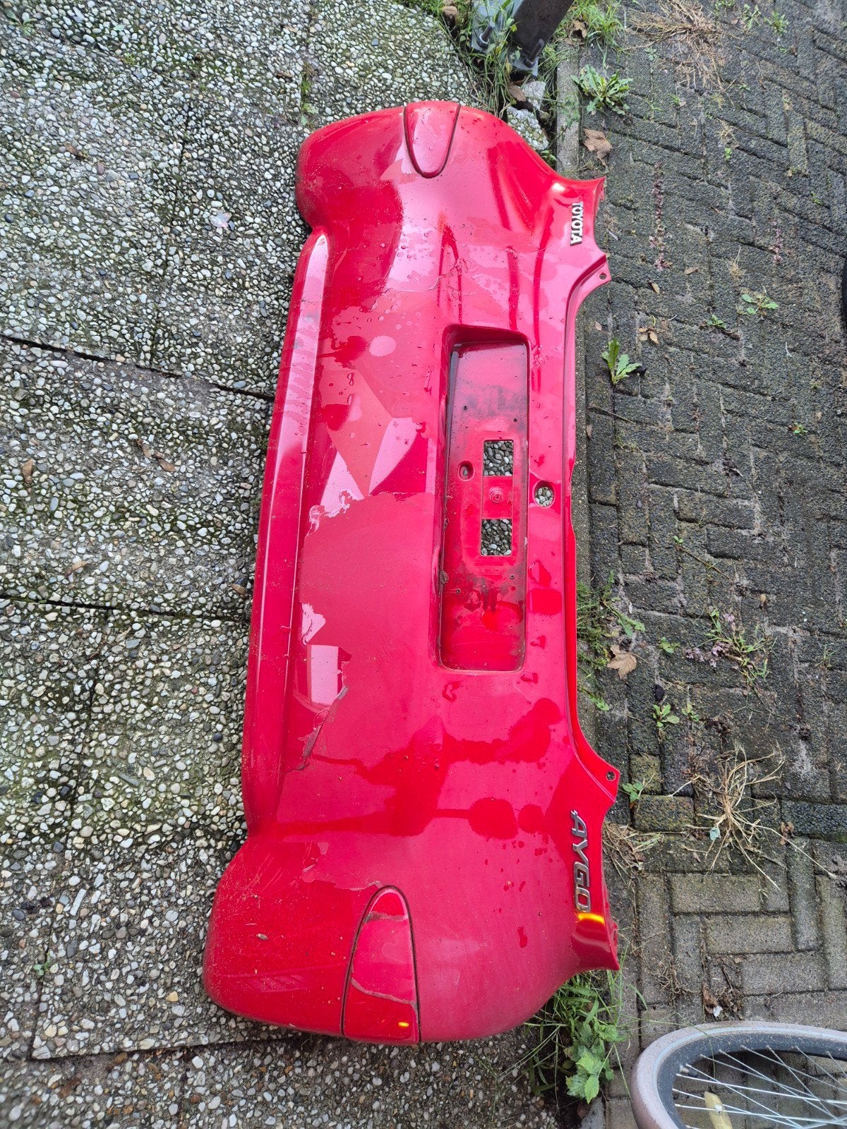 bumper Toyota Aygo gebruikt, Ophalen, Gebruikt