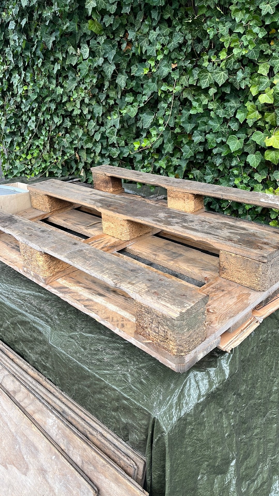 Gratis pallet, Ophalen, Zo goed als nieuw, Hout